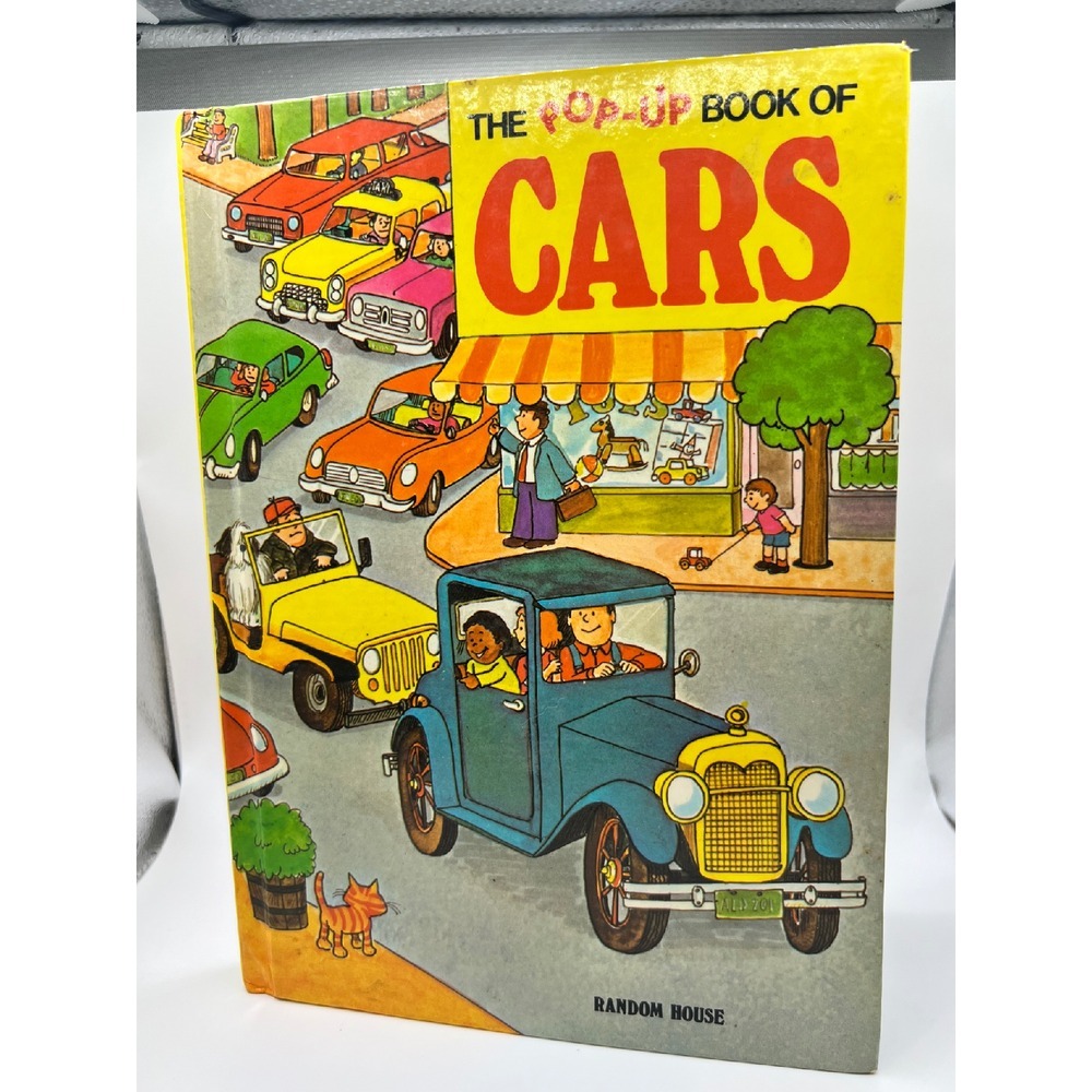 Vintage‎ The Pop-Up Book Of Cars By Random House 1976 Children Hardcover Books